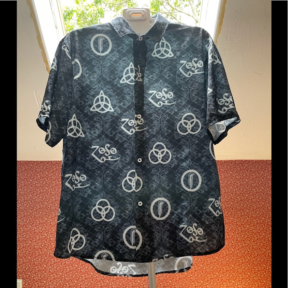 Led Zeppelin button down